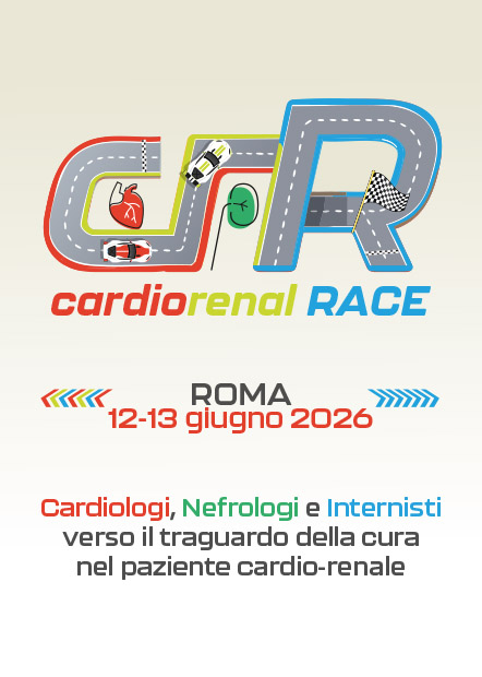 CARDIO RENAL RACE Cardiologi, Nefrologi e Internisti verso il traguardo della cura nel paziente cardio-renale - Roma, 12 Giugno 2026